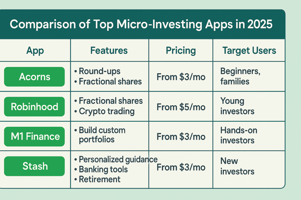 Micro-Investing App Comparison