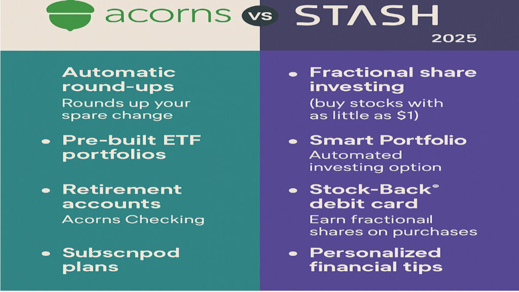 acorns vs stash​